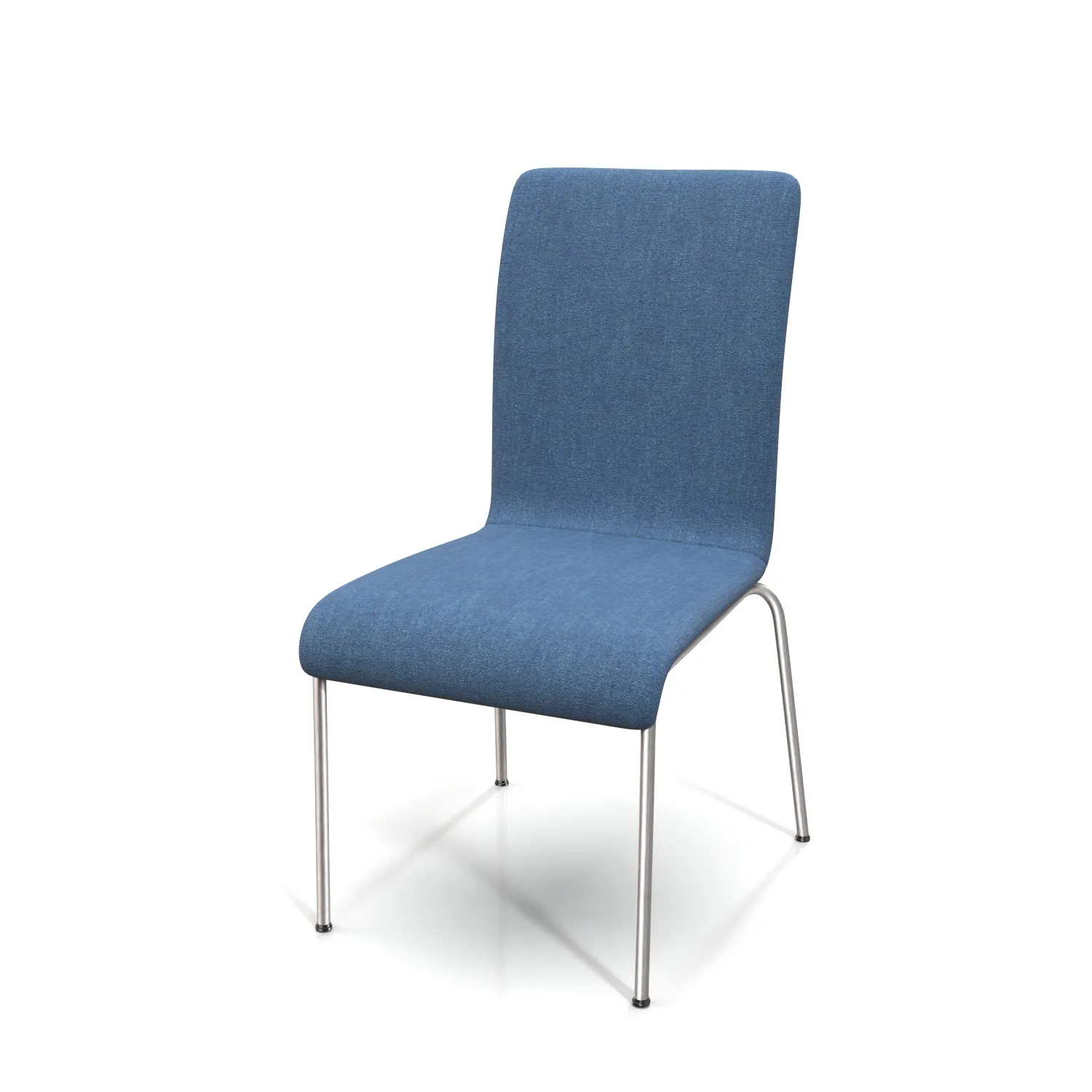Room Essentials Upholstered Stacking Chair PBR 3D Model_01